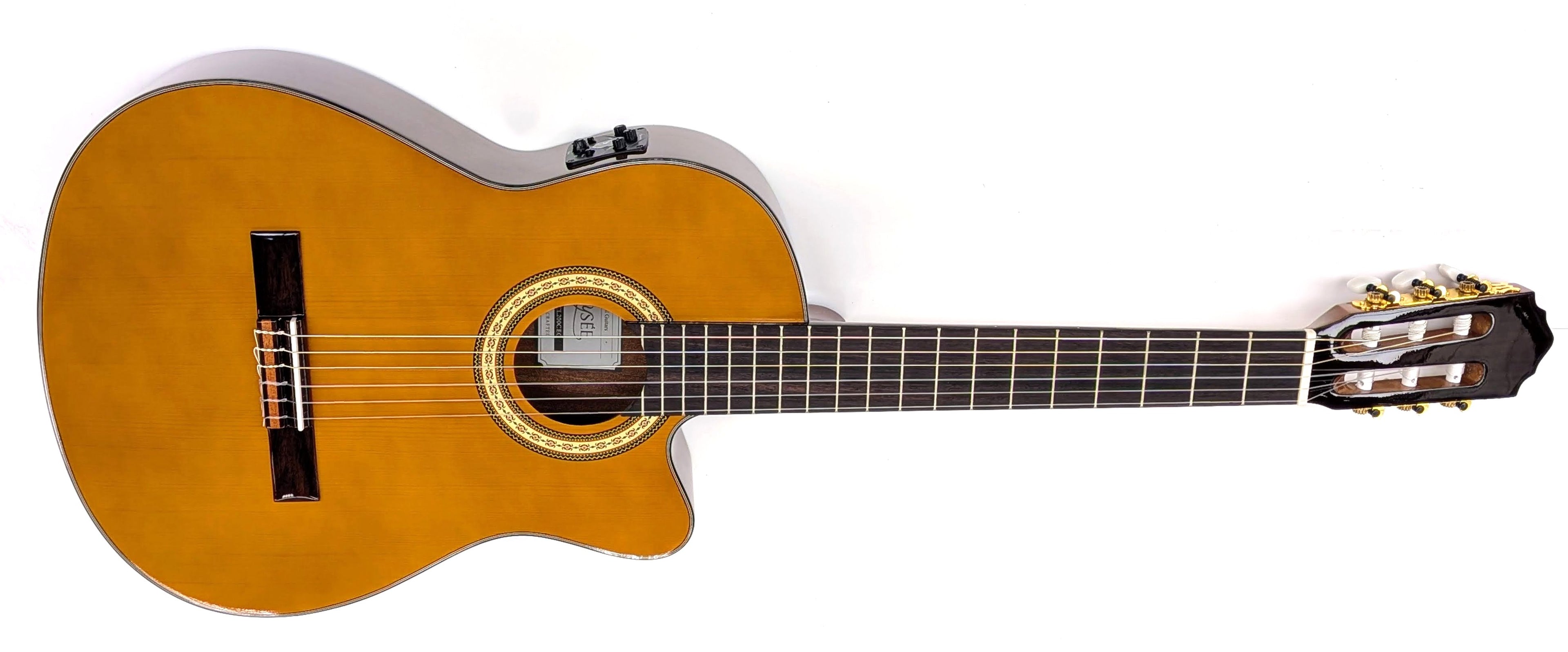 Alyse CL200CEG - Chitarra classica cutaway 4/4 lucida