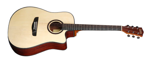 Alyse A120-CE-N - chitarra acustica dreadnought cutaway elettrificata