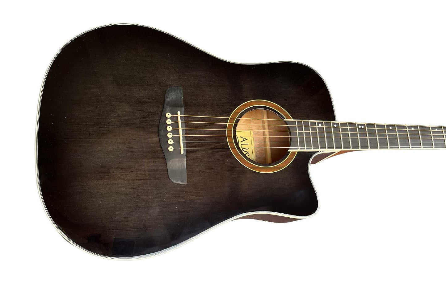 Alyse A120-CE-BBS - chitarra acustica dreadnought cutaway elettrificata