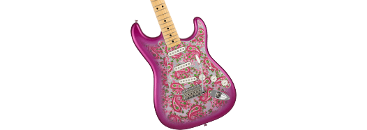 Fender Made in Japan Limited Stratocaster Maple Pink Paisley