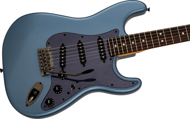 Fender Made in Japan Hybrid II Stratocaster Satin Metallic Matte Aero Blue