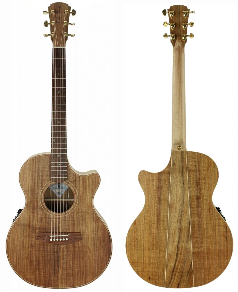Cole Clark Thinline 2 Cutway Natural Satin Chitarra Acustica Elettrificata