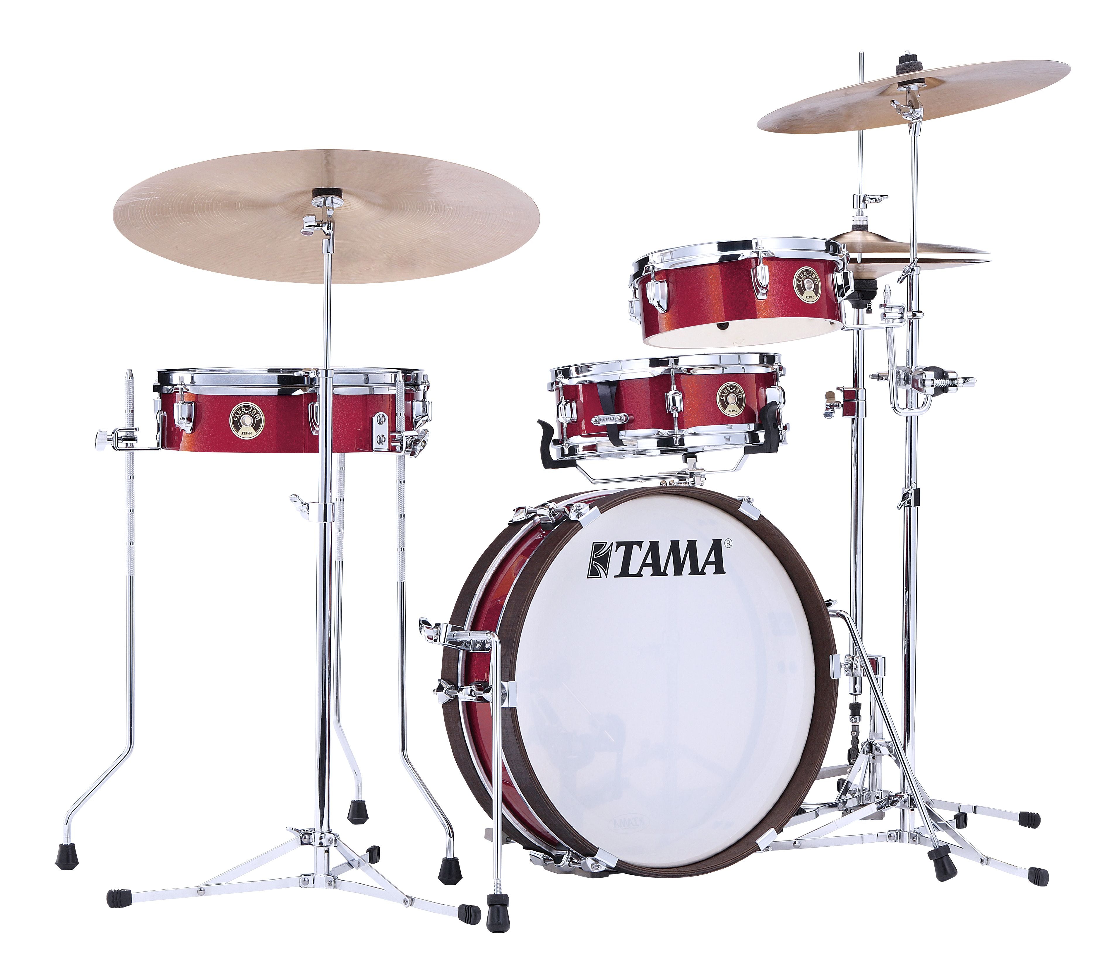 Tama LJK48P Pancake Kit Club Jam 4 Pz. Burnt Red Mist