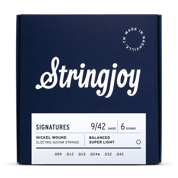 Stringjoy Signatures Balanced Super Light 9-42 Nickel Wound Electric Guitar