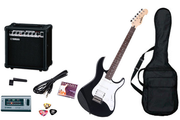 Yamaha EG112 GP II Electric Guitar Pack Black + Amp + Bag + Tuner