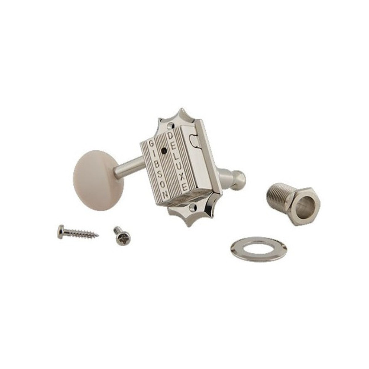Gibson Deluxe White Button Tuner Set