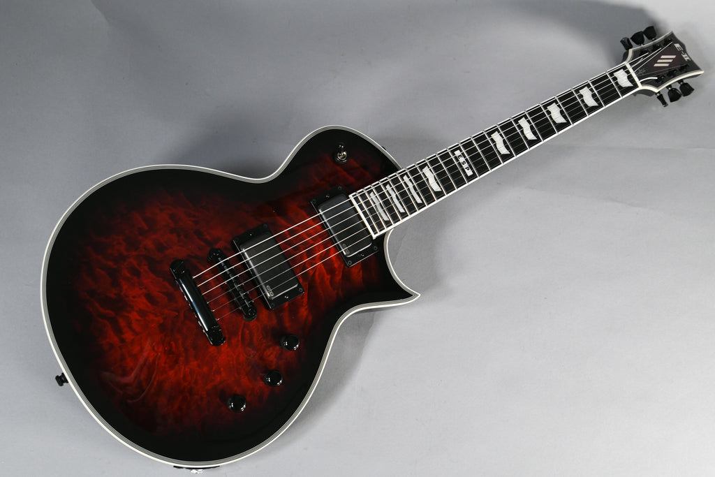 ESP EII Eclipse See Thru Black Cherry Burst with Case