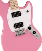Squier Sonic Mustang HH Maple Flash Pink