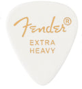 Fender Plettri 351 White Extra Heavy Pack 12 Pz