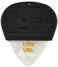 Fender Mojo Grip Picks Celluloid Thin 3-Pack White Moto