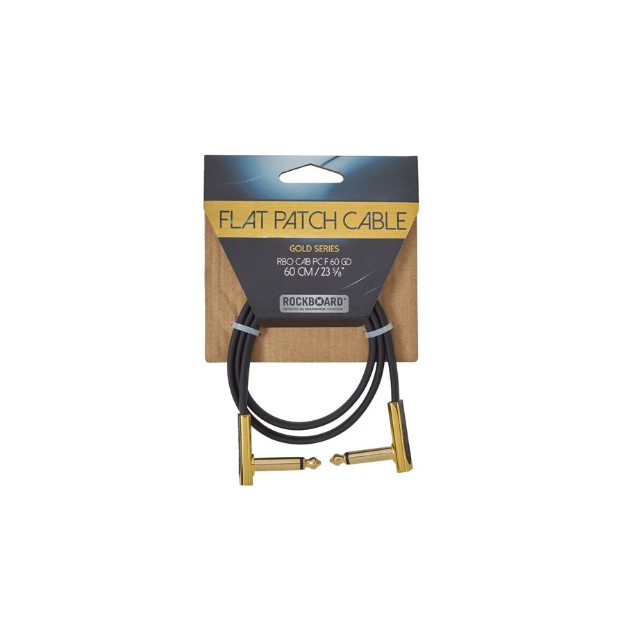 Rockboard Rbo Cavo Flat Patch Cable Gold 60 Cm