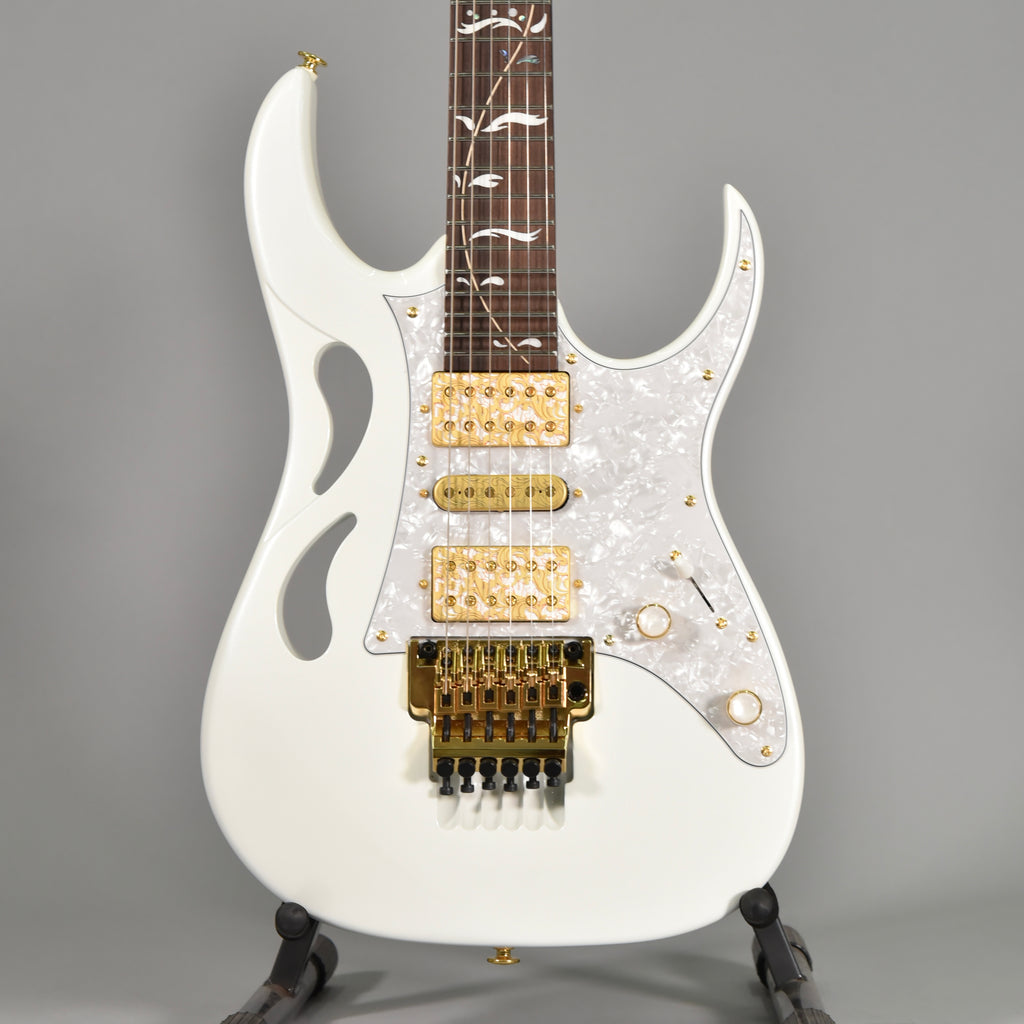 Ibanez Steve Vai Pia3761 Stallion White Con Case