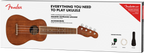 Fender Seaside Soprano Ukulele Natural Pack