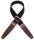 Magrabo 241115M SC Cotton Nero 5cm Tw Marrone Scuro fibbia Recta Ottone
