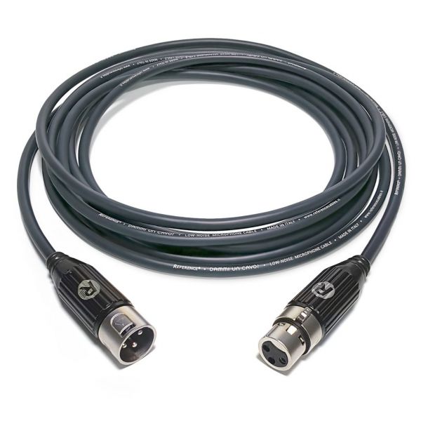Reference Dammi Un Cavo per Microfono XLR M XLR F 4,25 Mt. Grey