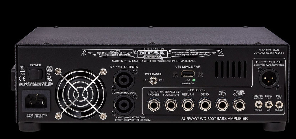 Mesa Boogie Subway WD800 Bass Head
