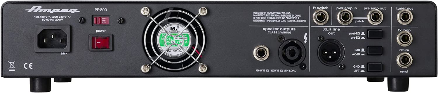 Ampeg Pf800 Testata Portaflex Testata per Basso