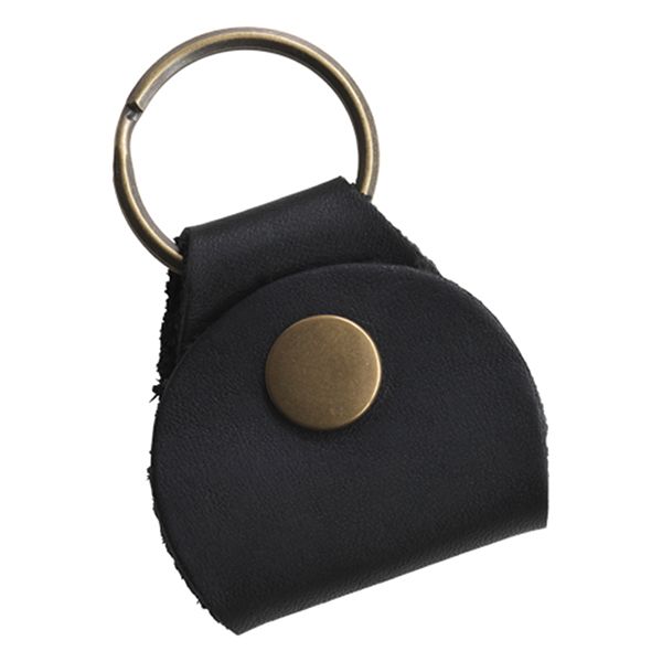 Gibson Leather Pickholder Keychain Black Portachiavi E Portaplettri