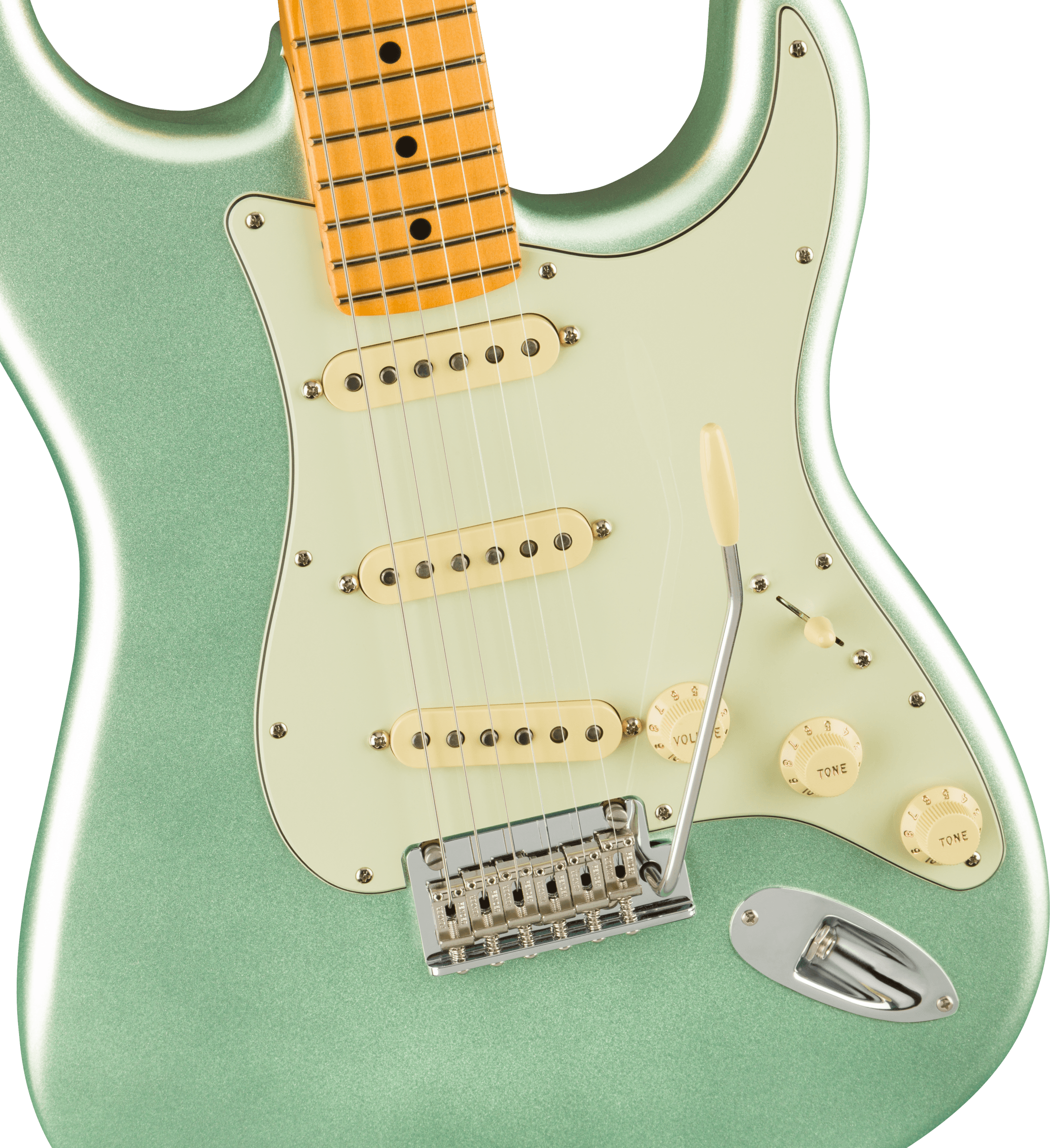 Fender American Professional Ii Stratocaster Maple Mystic Surf Green