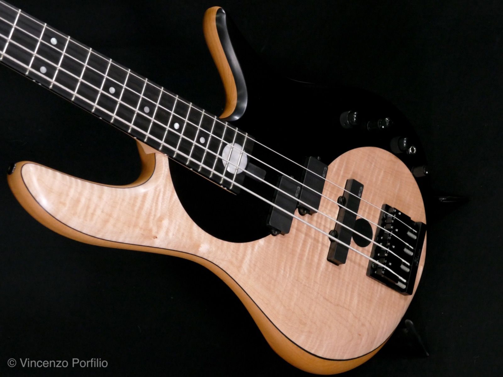 Fodera Yin Yang 4 Standard Satin Clear