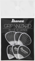 Ibanez Set 6 Plettri Sand Grip Bianchi da 0,8 mm di Spessore