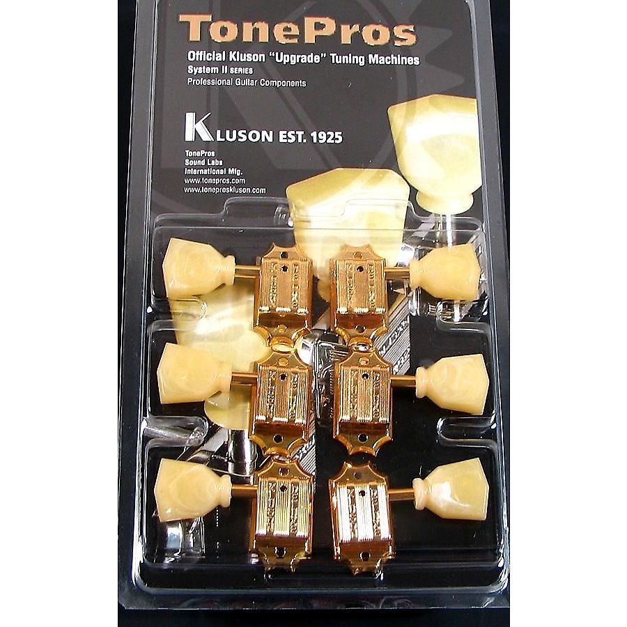 Kluson Meccaniche Tpkg3-Gold