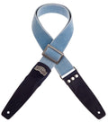 Magrabo241135M SC Cotton Washed Celeste 5cm Tw Inkle Blu fibbia Recta Argento
