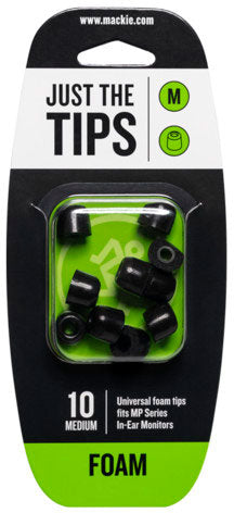 Mackie Mp series medium foam black tips kit