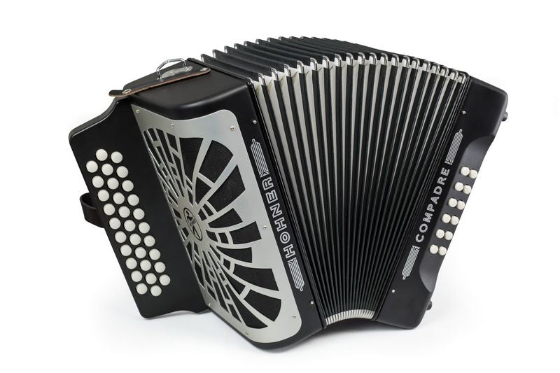 Hohner Compadre gcf nero silver grill
