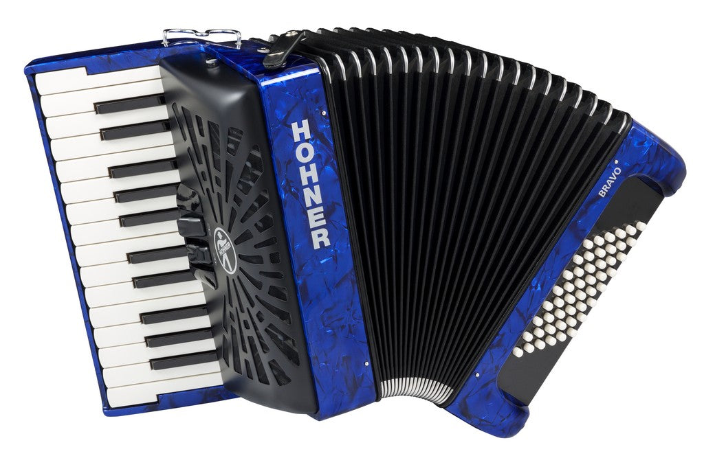 Hohner Bravo II 48 Blue A16542 Silentkey