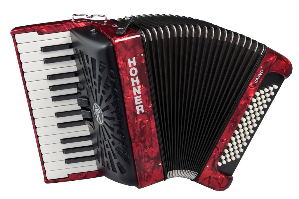 Hohner Bravo II 60 Red A16972 Silentkey