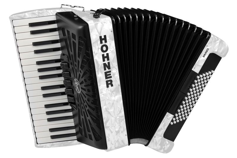 Hohner Bravo iii 72 white a16612 silentkey