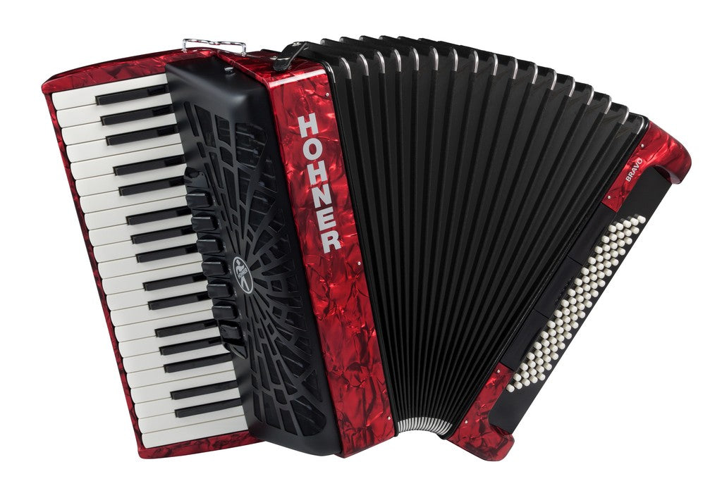 Hohner Bravo iii 80 rosso a16432 silentkey