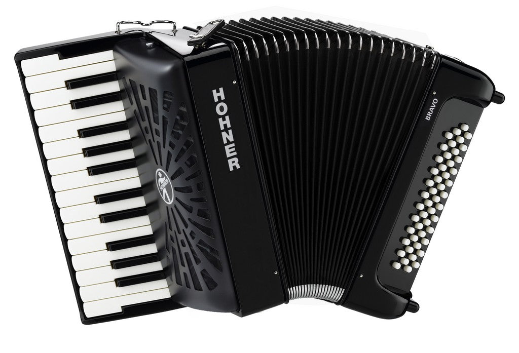 Hohner Bravo i 49 f, nero 2019 (silentkey)