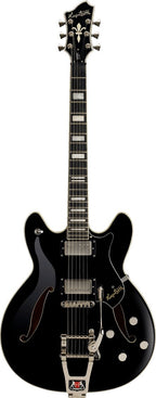 Hagstrom Tremar Viking DLX Black