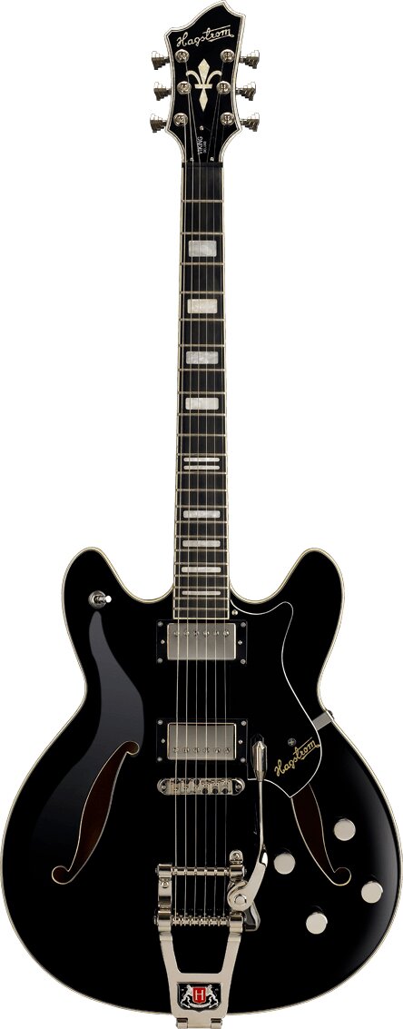 Hagstrom Tremar Viking DLX Black