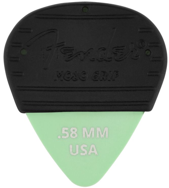 Fender Mojo Grip Picks Dura Tone Delrin .58 3-Pack