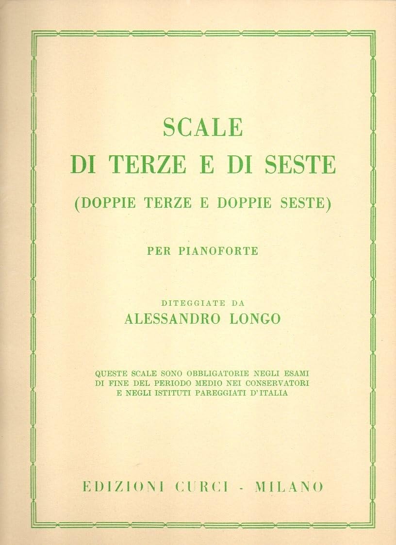 Curci Scale di Terze e Seste per Pianoforte