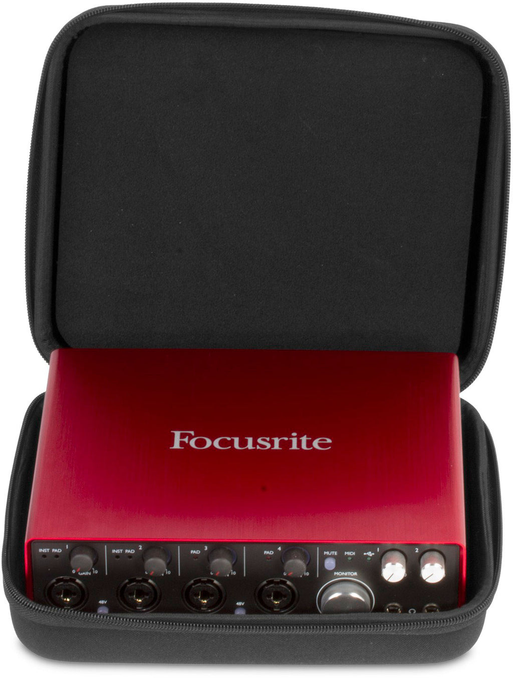 Udg gear U8460bl - creator focusrite scarlett2 2i4/ 6i6/ 18i8/ clarett 2pre hardcase black