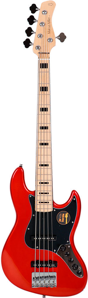 Marcus miller V7 vintage alder-5 (2nd gen) bmr metallic red