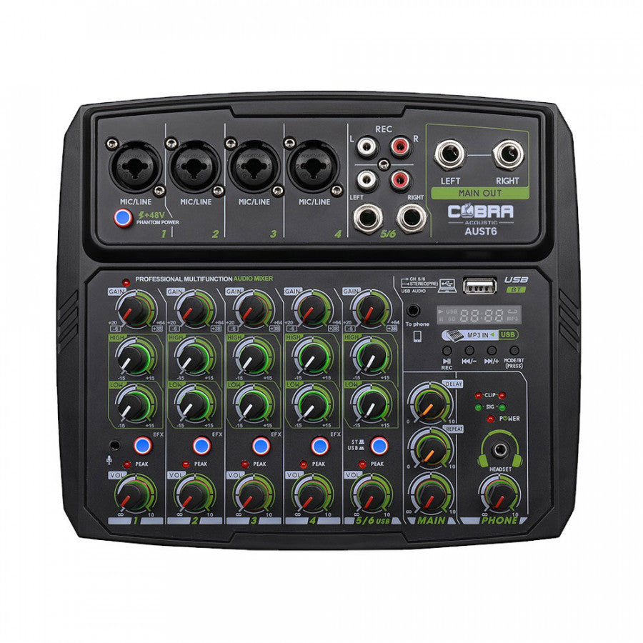 Cobra Streamer6 Mini Mixer USB per Broadcast