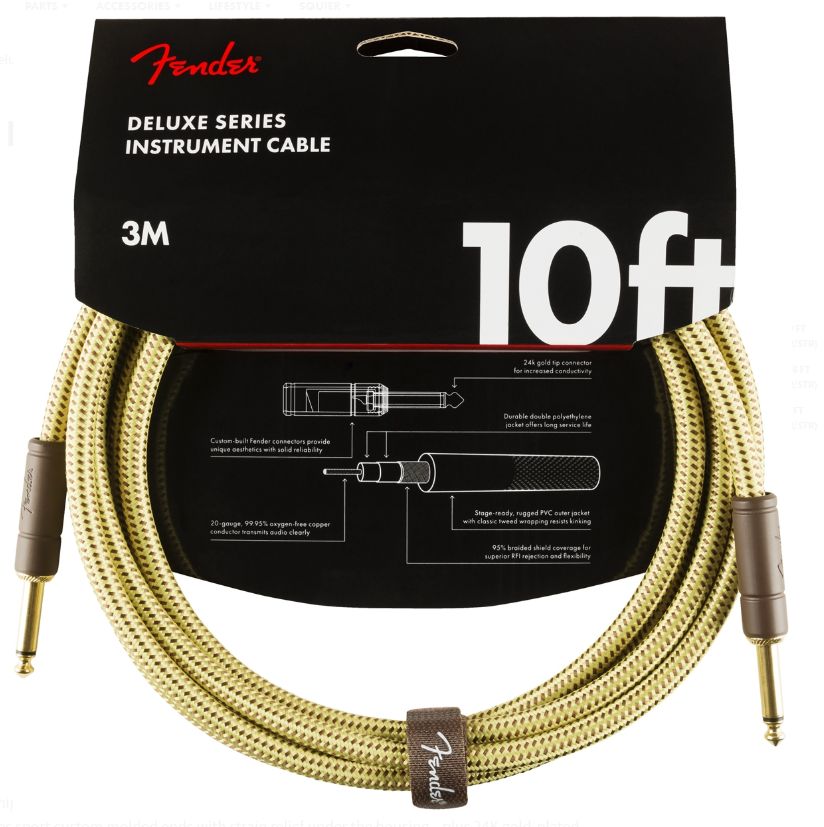 Fender Cavo Deluxe 3Mt Tweed