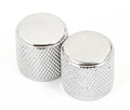 Fender Manopole per Telecaster o Precision Bass Knurled Chrome Knobs Set 2