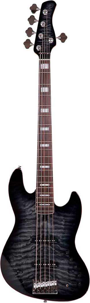 Sire By Marcus Miller V9 Swamp Ash-5 Trans Black 2Nd Gen