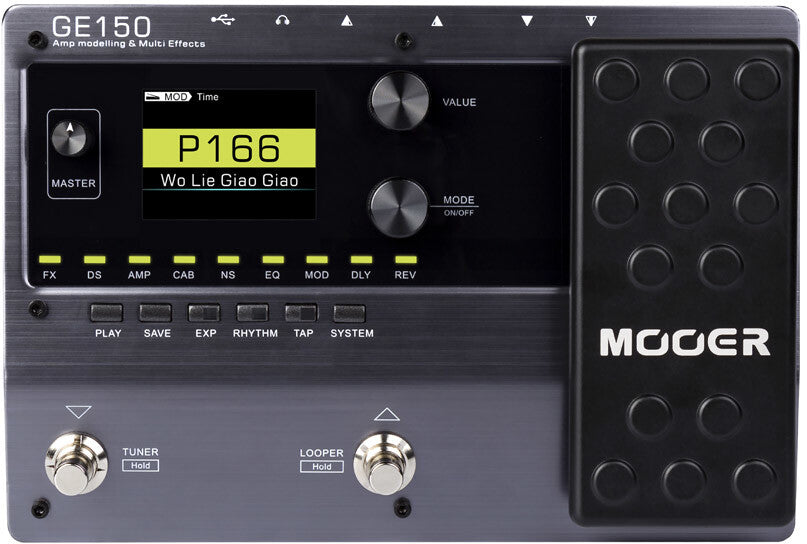 Mooer Ge150 modelador y multi-efectos