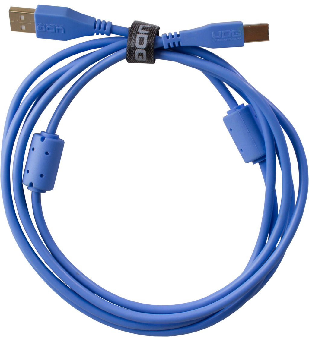 Udg gear U95001lb - ultimate audio cable usb 2.0 a-b blue straight 1m