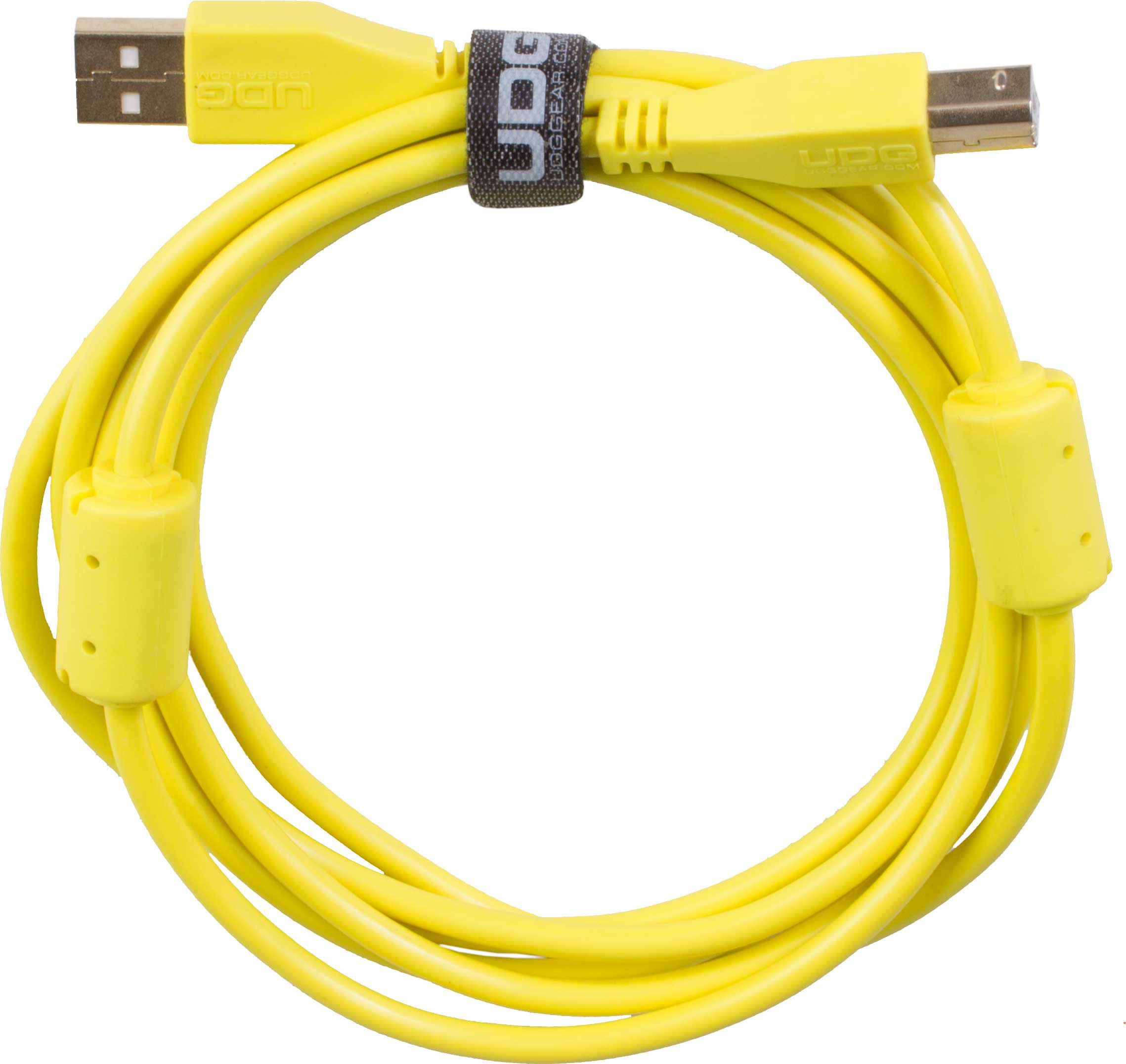 Udg gear U95002yl - ultimate audio cable usb 2.0 a-b yellow straight 2m