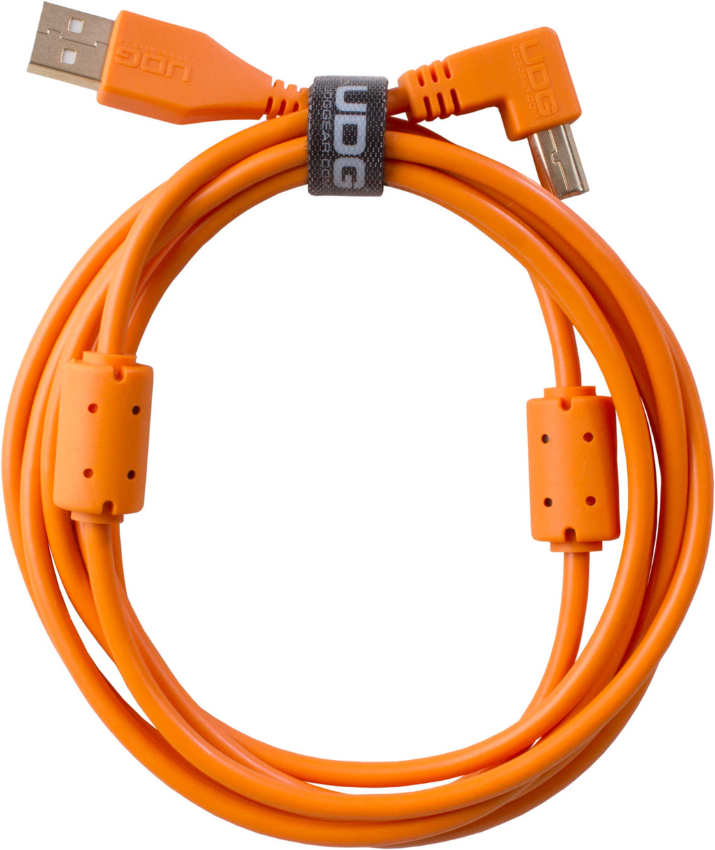Udg gear U95004or - ultimate audio cable usb 2.0 a-b orange angled 1m