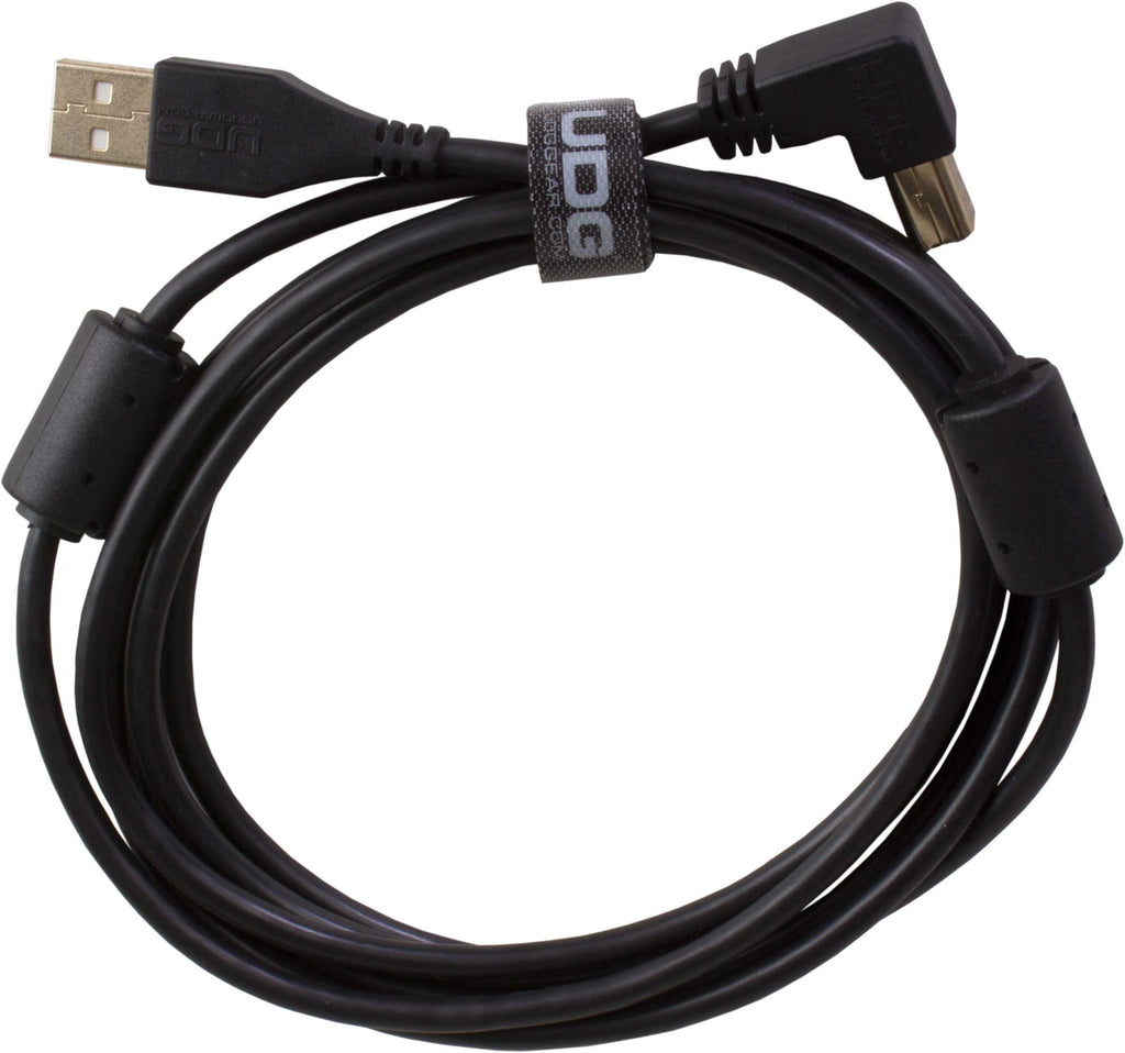 Udg gear U95004bl - ultimate audio cable usb 2.0 a-b black angled 1m