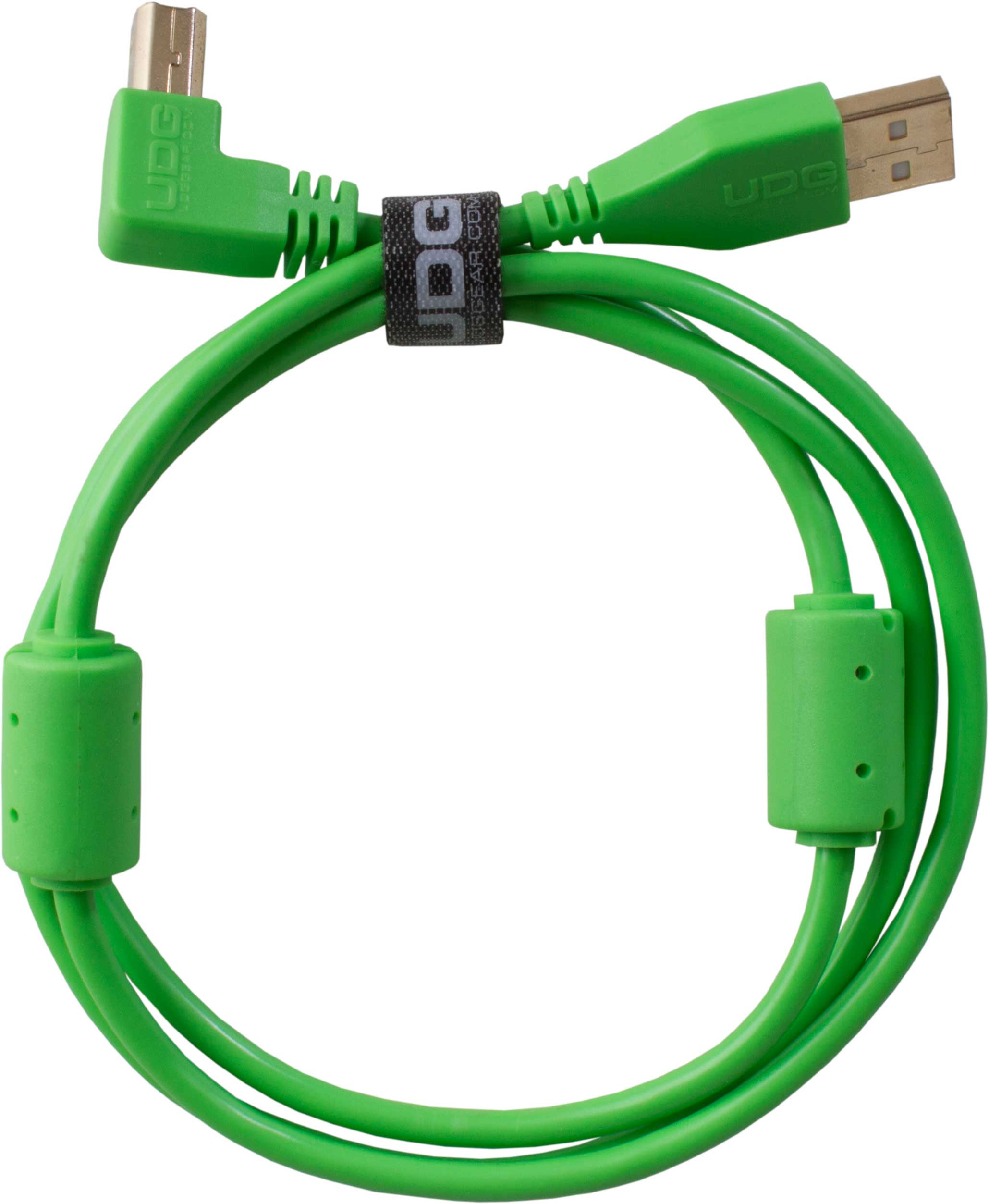 Udg gear U95005gr - ultimate audio cable usb 2.0 a-b green angled 2m